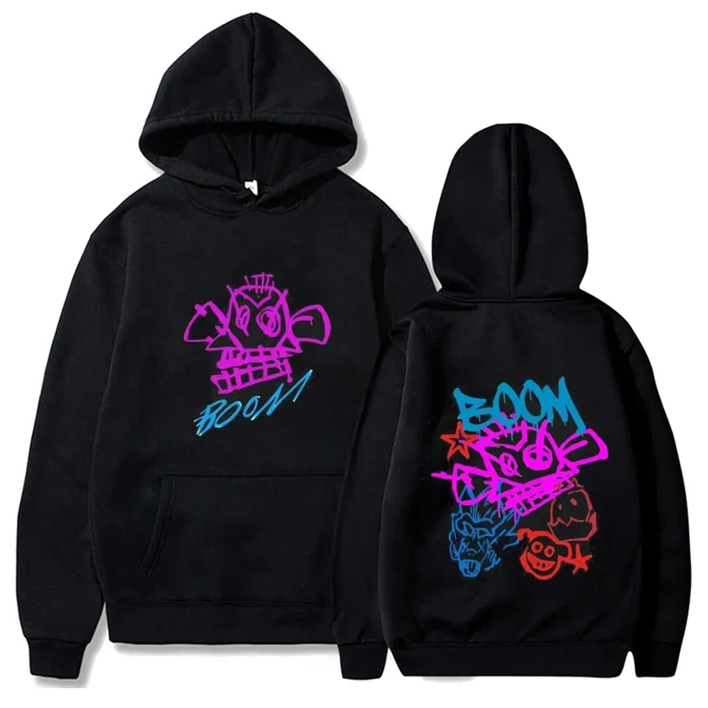 Arcane-Jinx Hoodies Men Women Fleece Long Sleeve Harajuku Casual Sweatshirts Anime Cartoon Hoodie Hip Hop Pullovers Fans Gift